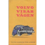 Volvo visar vägen, bilkarta över Sverige från 1956
